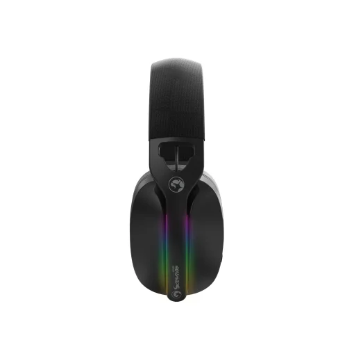 Cod. 123 Headphone MARVO Pulz 70S Black (HG9086 BK) / Sonido envolvente 7.1 / Diadema Telesc&oacute;pica ajusteble / luces RGB Din&aacute;mico / Mic. omnidireccional extra&iacute;ble / Interfaz USB, Cable 2.0 m