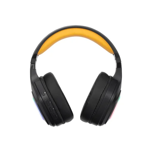 Cod. 125 Headphone Inal&aacute;mbricos MARVO Pulz 80W (HG9084W) / Trimodal: 2.4G(USB-A, USB-C) + Bluetooth&reg; 5.3 + Cableado / Luces RGB / Mic. omnidireccional extra&iacute;ble / Bat.: 1000 mAh / Compatible: PC, Android, Mac OS,IOS,PS4,PS5,XBOX ONE