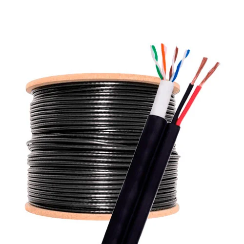 Cod. 234 Cable UTP Siam&eacute;s P/Erterior TUREON CAT5E / 305 Metros (CCA 60/40 ) / Doble Chaqueta / Negro