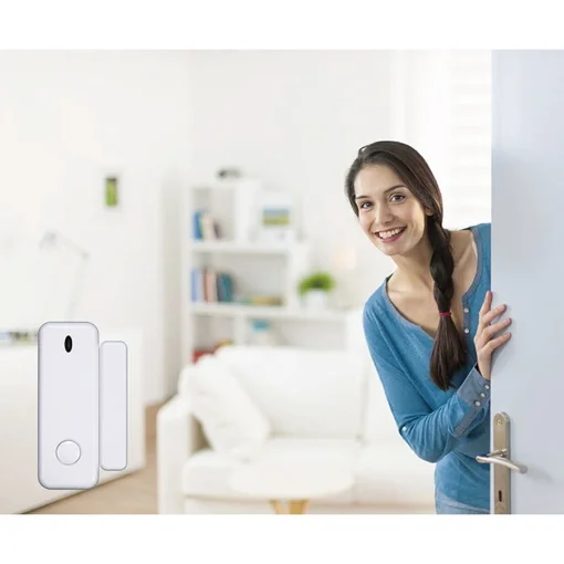 Cod. E:314 Sensor inalámbrico de puerta/ventana ZX-D10 / sistema de alarma GSM Wifi para G4/W123, 433MHz