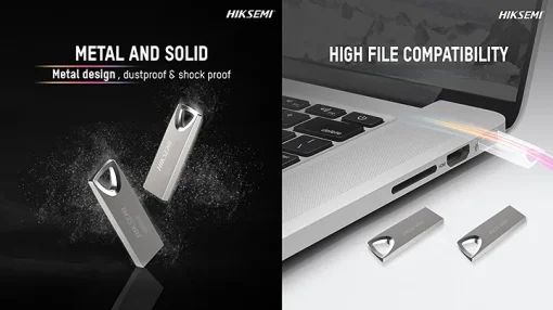 Cod. 236 Flash Memory HIKSEMI Classic M200 64GB / USB 2.0 / Metálica