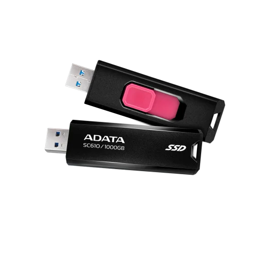 Cod. X:511 SSD Externo ADATA SC610 1TB / USB-A 3.2 Gen2 / 550MB/s Read, 500MB/s Write / Compatible: Windows, MacOS X, PS5 / XBOX Series X-S
