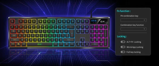 Cod. G:290 Teclado Genius Scorpion K7 / USB / Tecla AI Copilot / iluminación RGB 7 colores, 10 modos / Teclas FN programables / 19 teclas anti-ghosting / resistente a derrames de líquidos