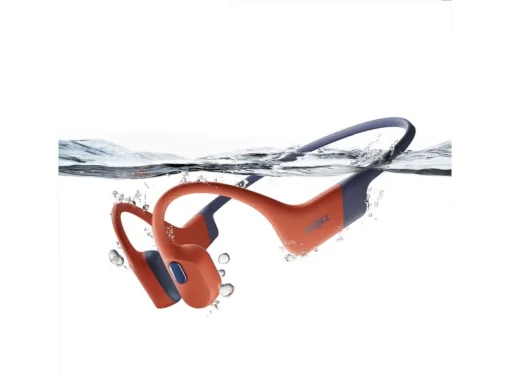 Cod. 144 Auriculares Deportivos Shokz OpenSwim Pro Red / Conducci&oacute;n &Oacute;sea / IP68 (Sumergibles) / Bluetooth + MP3 (32GB Alm.) / Dise&ntilde;o de Oreja Abierta / Carga R&aacute;pida (10m = 3H), 9H Autonom&iacute;a / Mic. Dual ENC