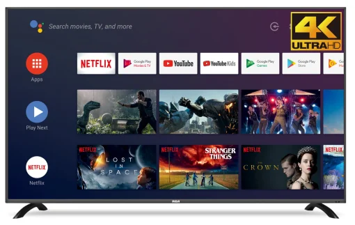 Cod. 120 Smart TV RCA 65&quot; 4K Ultra HD HDR / Google TV  / 3*HDMI, 2*USB / Wi-FI 5 / Chromecast / Dolby Audio / Control remoto por voz