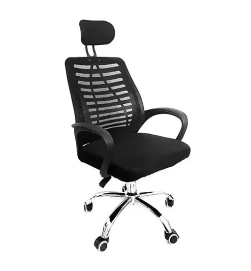 Cod. 1188 Silla de Oficina Ergon&oacute;mica / Apoya cabeza mesh / Espaldar de malla / Altura regulable / Rotaci&oacute;n 360&deg;