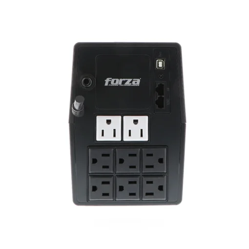 Cod. 056 UPS FORZA SL-1011UL Interactivo / 1000VA/600W, 120V / 8*Tomas NEMA 5-15R / Táctil LCD de estado 2*Baterías: 12V 7Ah