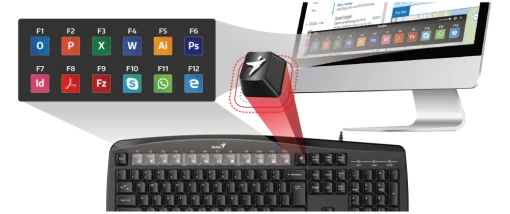 Cod.158 Combo Genius Smart Teclado + Mouse KM-200/USB/Español