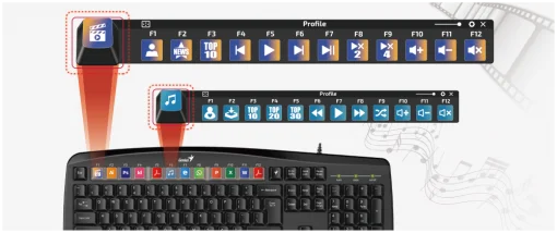 Cod.158 Combo Genius Smart Teclado + Mouse KM-200/USB/Español