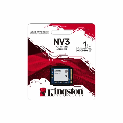 Cod. SN:515 SSD KINGSTON NV3 M.2 / 1 TB / 6.000MB Lectura y escritura 4.000MB / 2230 / PCIe 4.0 x4 NVMe
