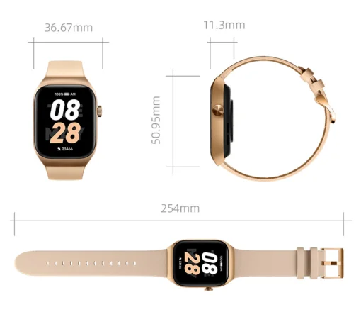 Cod. 1198 SmartWatch Mibro T2 (Deep Blue) / GPS / AMOLED HD 1.75" / Llamadas BT v5.3 / Monitoreo de Salud 24/7: (ritmo card&iacute;aco, SpO2, estr&eacute;s y sue&ntilde;o) / Resistente al agua (2ATM) / Bat. 300mAh (10 d&iacute;as) / 105+ modos deportivos