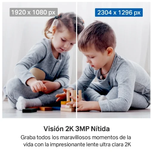 Cod. 409 C&aacute;mara Smart TP-link Tapo C211 360&ordm; 2K 3MP / Detecci&oacute;n Mov. (AI) Personas y Llanto de Beb&eacute; / Seg. autom&aacute;t. / Visi&oacute;n nocturna / Zonas act. personalizables / Alarma luz y sonido / Audio bidireccional / Soporta: microSD (hasta 512GB) / compatible: G