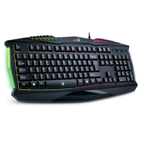Cod. G:210 Teclado Gaming Genius Scorpion K220 / USB / Retroiluminación brillante	7 colores / diseño duradero / resistente a salpicaduras / Español