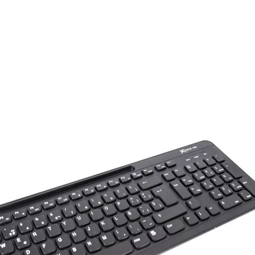 Cod. X:232 Teclado XTRIKE ME KB-303 SP / Inal&aacute;mbrico Dual (2,4G y Bluetooth) / 105 teclas Membrana / Soporte P/M&oacute;vil o tablet / compatible Windows/MAC/IOS /Android / Espa&ntilde;ol