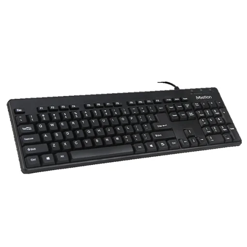 Cod. 295 Teclado MEETION K100 / Resistente al agua / Compatible Windows y MacOS / USB, Cable 1.5 m / 105 teclas, Espa&ntilde;ol