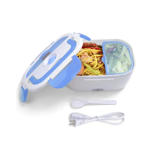 Cod. 1052 Lonchera eléctrica INS-950 / material plástico / incluye cuchara y recipiente / power 40W