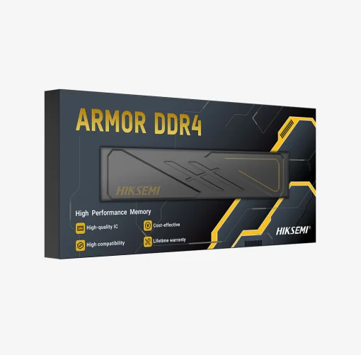 Cod. R1:269 Memoria RAM HIKSEMI ARMOR (Black) Performance P/PC 16GB DDR4 3200MHz / con Disipador térmico