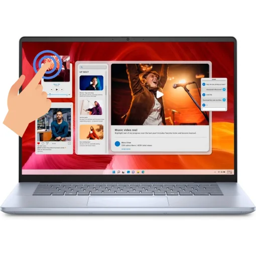 Cod. D:1733 Open Box DELL Inspiron 16 Plus 7640 / Intel&reg; Core&trade; Ultra 9 185H (16 n&uacute;cleos, hasta 5,1 GHz) / 16GB &nbsp;LPDDR5X / 1&nbsp;TB NVMe&trade; SSD / Gr&aacute;ficos Intel&reg; Arc&trade; / 16" FHD+ T&aacute;ctil / Windows 11 Home / WiFi 6 AX+BT5.3 / Teclado Ingl&eacute;s retroiluminado / Ice Blu