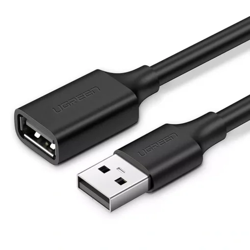 Cod. 222 Cable de extensi&oacute;n&nbsp;UGREEN 10315 / USB 2.0 macho a USB hembra / 1,5 m