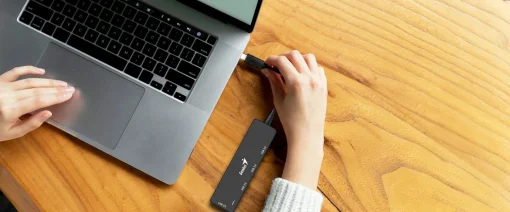 Cod. B:372 Hub Genius UH-400 USB-C a USB-A 3.0 de 4 Puertos 5Gbps / Compatible: Windows®, Mac OS, Android, Apple IOS / Plug &amp; play