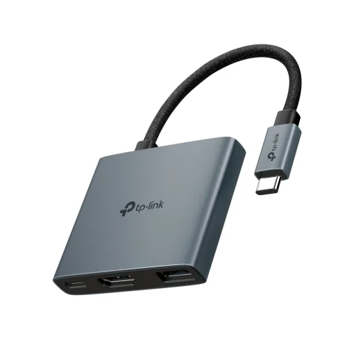 Cod. B:378 Hub TP-LINK UH3020C 3 en 1 / USB-C a 1*HDMI 4K@60Hz, 1*USB-C PD (Carga r&aacute;pida 100W), 1*USB-A 3.0 5 Gbps. / Compatible: Windows&reg;, Mac OS, Linux, iPadOS, iOS, Android, Chrome OS y NintendoOS. / Plug &amp; play