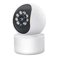 Cod. A:313 Cámara Smart Wi-Fi, 360° P/Interior Y610A Full HD 1080p / lente 3MP / LEDs + infrarrojos / Detección de movimiento humano / Audio bidireccional / Comptible micro SD hasta 128GB