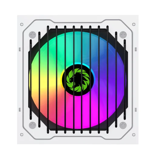 cod. 146 Fuente de Poder GAMEMAX VP-800-M-RGB WH Semi Modular / Alta eficiencia 80 Plus bronzie / 800 Watts / 14CM Ventilador Rgb Bajo Ruido/ ATX /PC