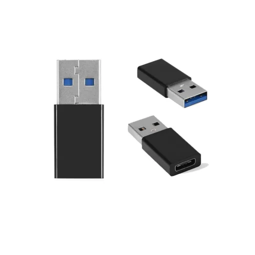Cod. 1147  Adaptador OTG USB-C (hembra) a USB-A 3.0 (macho) / Transferencia de Datos, energ&iacute;a, audio
