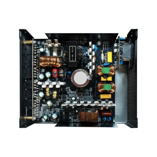 Cod. 161 Fuente de Poder GAMEMAX RGB-850 PRO BK / Modular / 850WATTS / Certificada 80+ Gold / Compatible NVIDIA Series RTX / AMD RT-RX (ATX 12V 2.31, EPS 12V 2.92) / 14CM ARGB FAN Silencioso (25 Modos de iluminación) Aura SYNC ASUS, GIGABYTE, MSI