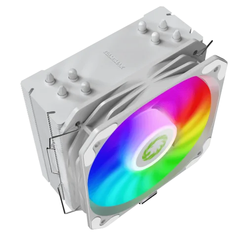 Cod. 164 Air Cooler P/CPU GAMEMAX SIGMA 540 ARGB / 4 tubos térmicos / HDT 3.0 / TDP-200W / acabado niquelado / compatible: Intel LGA1700/1200/115X y AMD AM5/AM4 / ARGB Aura 5V 3pin, PWM 4 pines