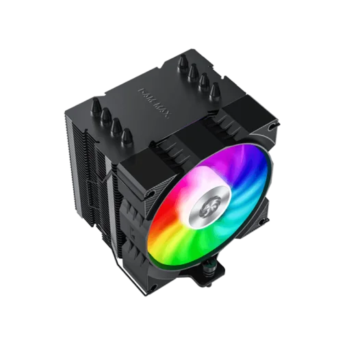 Cod. 153 Cooler CPU GAMEMAX Gamma 90 BK ARGB / 4*tubos térmicos / TDP: 150W / Compatible: Intel LGA1700/1366/1200/1115X y AMD AM5/AM4 / AURA SYNC, PWM 4 pines