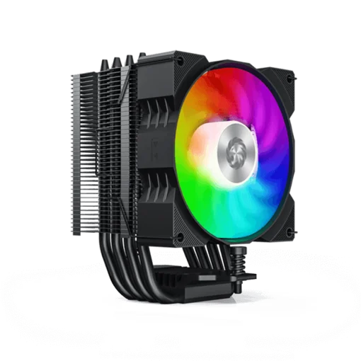 Cod. 153 Cooler CPU GAMEMAX Gamma 90 BK ARGB / 4*tubos térmicos / TDP: 150W / Compatible: Intel LGA1700/1366/1200/1115X y AMD AM5/AM4 / AURA SYNC, PWM 4 pines
