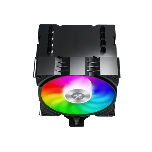 Cod. 153 Cooler CPU GAMEMAX Gamma 90 BK ARGB / 4*tubos térmicos / TDP: 150W / Compatible: Intel LGA1700/1366/1200/1115X y AMD AM5/AM4 / AURA SYNC, PWM 4 pines