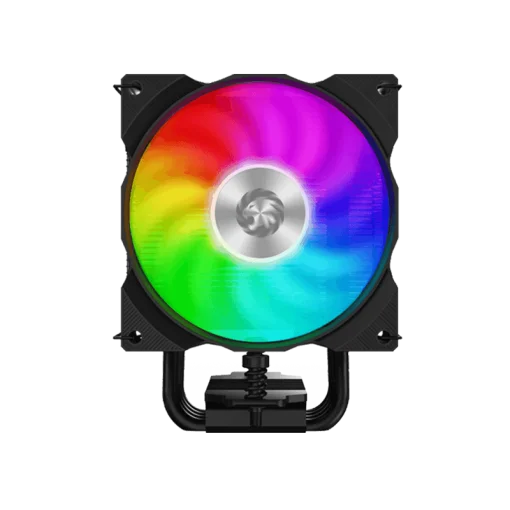 Cod. 153 Cooler CPU GAMEMAX Gamma 90 BK ARGB / 4*tubos térmicos / TDP: 150W / Compatible: Intel LGA1700/1366/1200/1115X y AMD AM5/AM4 / AURA SYNC, PWM 4 pines