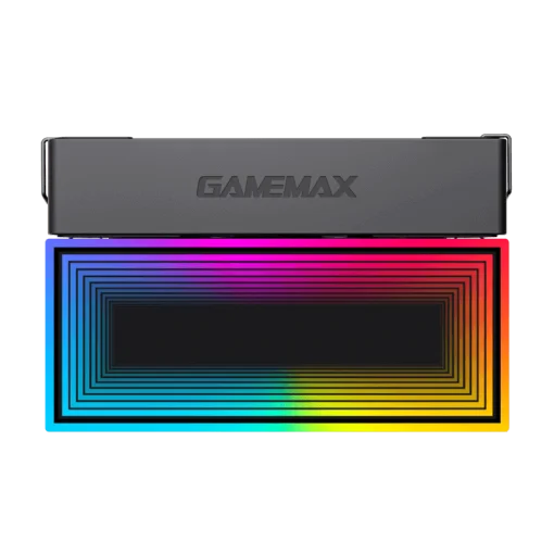 Cod. B:159 Air cooler CPU GAMEMAX Sigma 550 Infinity BK / 5*tubos térmicos / TDP 220W / efecto de luz de espacio infinito / Compatible: Intel Intel LGA1700/115X/1366 y AMD AM5/AM4 / AURA SYNC 3 pines (M/F), PWM 4 pines