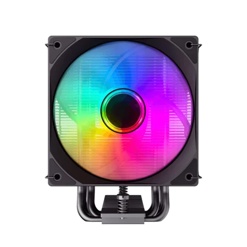 Cod. B:159 Air cooler CPU GAMEMAX Sigma 550 Infinity BK / 5*tubos térmicos / TDP 220W / efecto de luz de espacio infinito / Compatible: Intel Intel LGA1700/115X/1366 y AMD AM5/AM4 / AURA SYNC 3 pines (M/F), PWM 4 pines