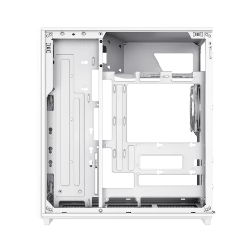 Cod. 357 Case GAMEMAX F46 WH / ATX / 1*USB-C, 2*USB3.0 / frontal Mesh Optimizado P/Flujo de Aire y lat. vidrio templado / admite refri. líquida 360° &amp; VGA 350mm / Módulo I/O intercambiables / Incluye 4*Fans ARGB 120mm