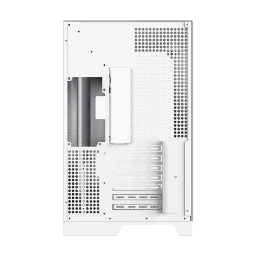 Cod 387 KIT GAMEMAX Infinity Plus White / ATX / USB3.1/USB-C / Diseño Vista Panorámica 3 lados vidrios templados / cables y tubos ocultos / admite: refri. líquida 360°, VGA 400mm / Incluye P/Armar 6*Fans total en 2*Pack ARGB 12M + Controlador RGB AURA Syn