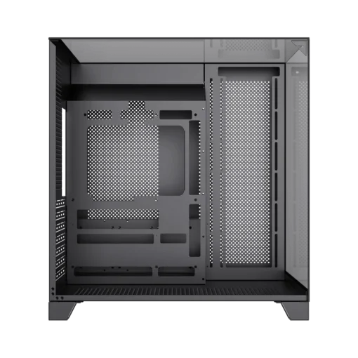 Cod. 309 Case GAMEMAX Infinity Plus Black / ATX / USB3.1/USB-C / Diseño Vista Panorámica 3 lados vidrios templados / cables y tubos ocultos / admite: refri. líquida 360°, VGA 400mm &amp; soporta hasta 8 fans