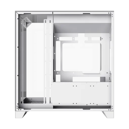 Cod 343 Case GAMEMAX Infinity Plus White / ATX / USB3.1/USB-C / Diseño Vista Panorámica 3 lados vidrios templados / cables y tubos ocultos / admite: refri. líquida 360°, VGA 400mm &amp; soporta hasta 8 fans