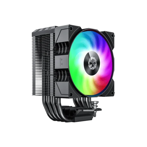 Cod. 160  Air Cooler CPU GAMEMAX Gamma90 Digital BK ARGB / Pantalla digital de temperatura / 4*tubos térmicos  / Compatible: Intel LGA1851/1700/1366/1200/1115X y AMD AM5/AM4 / AURA SYNC, PWM 4 pines