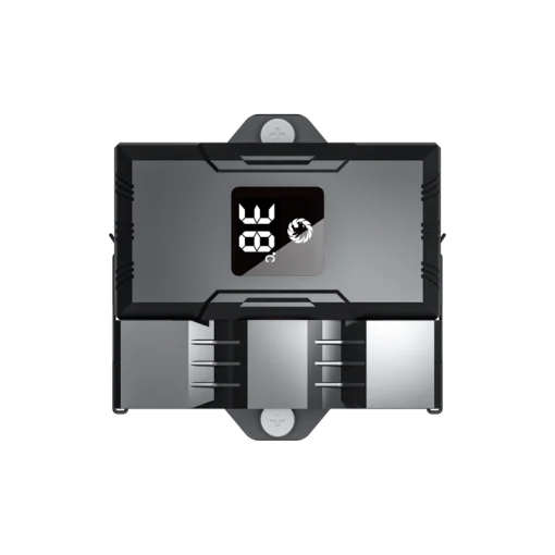 Cod. 160  Air Cooler CPU GAMEMAX Gamma90 Digital BK ARGB / Pantalla digital de temperatura / 4*tubos térmicos  / Compatible: Intel LGA1851/1700/1366/1200/1115X y AMD AM5/AM4 / AURA SYNC, PWM 4 pines