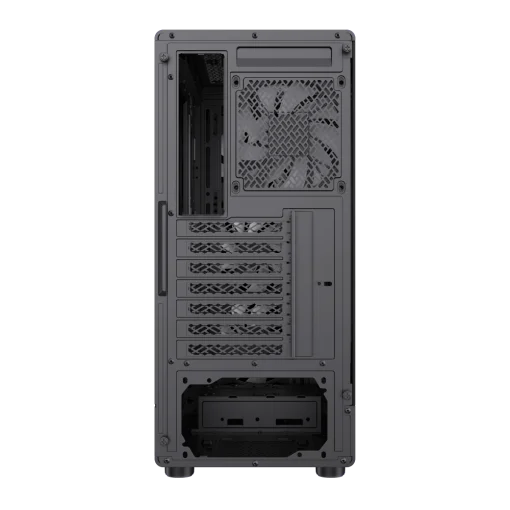 Cod. 354 Case GAMEMAX Starlight 2 AB / ATX / USB-C, USB3.0, USB2.0 / lat. vidrio templado y Fron. Diseño de panel acrílico transparente / Bloqueo interruptor de niños / admite refri. líquida 360° &amp; VGA 330mm / Incluye 6*Fans ARGB 120mm