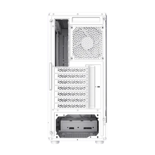 Cod. 355 Case GAMEMAX Starlight 2 AW / ATX / USB-C, USB3.0, USB2.0 / lat. vidrio templado y Fron. Diseño de panel acrílico transparente / Bloqueo interruptor de niños / admite refri. líquida 360° &amp; VGA 330mm / Incluye 6*Fans ARGB 120mm