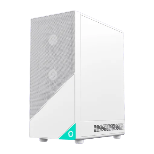 Cod. 326 Case GAMEMAX Focus MW / lateral vidrio templado, frontal Mesh ABS / 1*USB3.0 + 1*USB2.0 + 1*Tipo-C / Audio HD / Soporta enfriamiento liquido 240mm / Incluye: 3*ventiladores 120mm