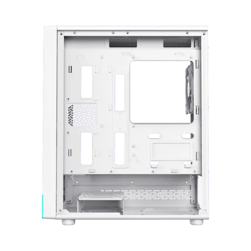 Cod. 326 Case GAMEMAX Focus MW / lateral vidrio templado, frontal Mesh ABS / 1*USB3.0 + 1*USB2.0 + 1*Tipo-C / Audio HD / Soporta enfriamiento liquido 240mm / Incluye: 3*ventiladores 120mm