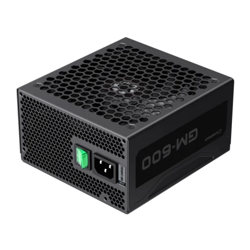 Cod. G:129 Fuente de Poder GAMEMAX GM-600 Modular / 600Watts / Certificación 80 Plus Bronze / 14CM Ventilador /100-240V/ATX P/PC