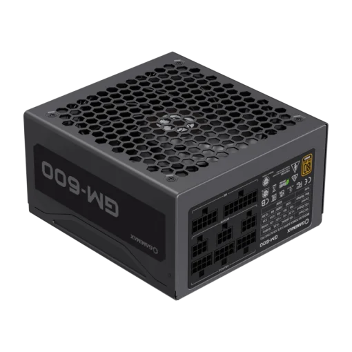 Cod. G:129 Fuente de Poder GAMEMAX GM-600 Modular / 600Watts / Certificación 80 Plus Bronze / 14CM Ventilador /100-240V/ATX P/PC
