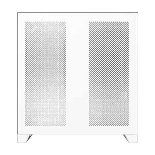 Cod. 372 Case GAMEMAX Infinity Pro WH / ATX / USB 3.0/USB-C / Diseño Vista Panorámica 3 lados vidrios templados / admite: refri. líquida 360° &amp; VGA 400mm / Incluye 5*fans ARGB 120mm (2*Post., 3*Infe.) + Controlador RGB AURA Sync