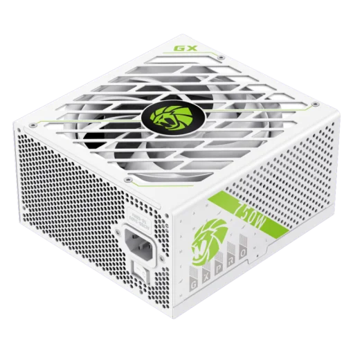 Cod. 156 Fuente de Poder GAMEMAX GX750 PRO WH (ATX3.1 PCIe5.1) Modular / 750Watts / Certificada 80 Plus Gold / Compatible ATX3.1 y PCIe5.1 (conexión 12V-2x6 P/tarjetas GPU RTX40) /135MM Ventilador /100-240V / ATX